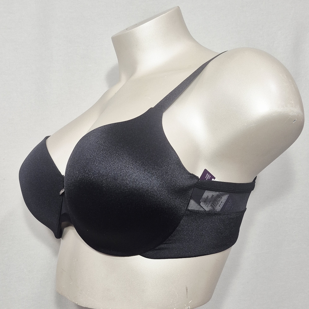 38c Just My Size Jms Mj1207 Perfect Shape T-Shirt Underwire Bra Black Nwt — image 3 of 7
